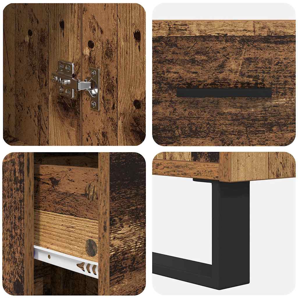 Highboard Staro drvo 34,5 x 34 x 180 cm Konstruirano drvo