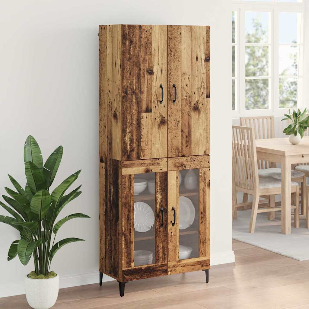 Highboard Staro drvo 69,5 x 34 x 180 cm Konstruirano drvo