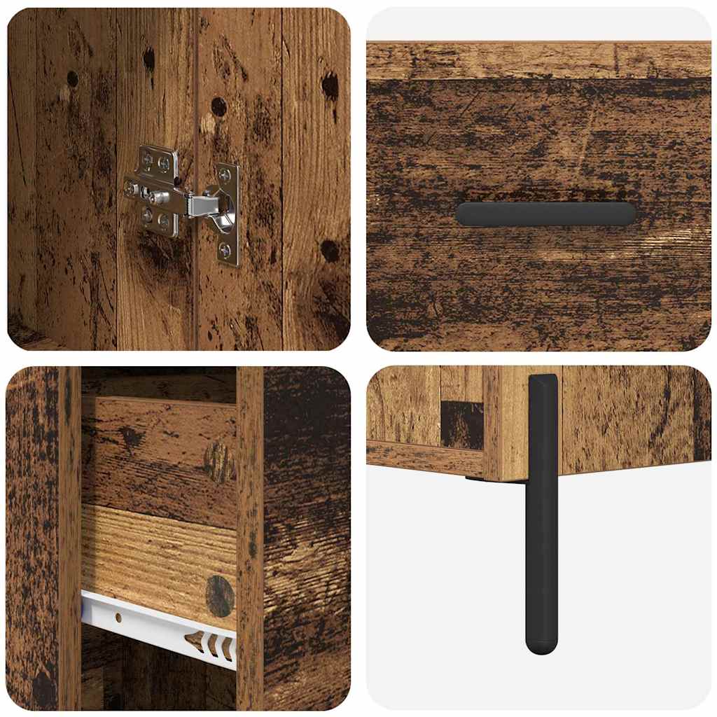 Highboard Staro drvo 34,5 x 34 x 180 cm Konstruirano drvo
