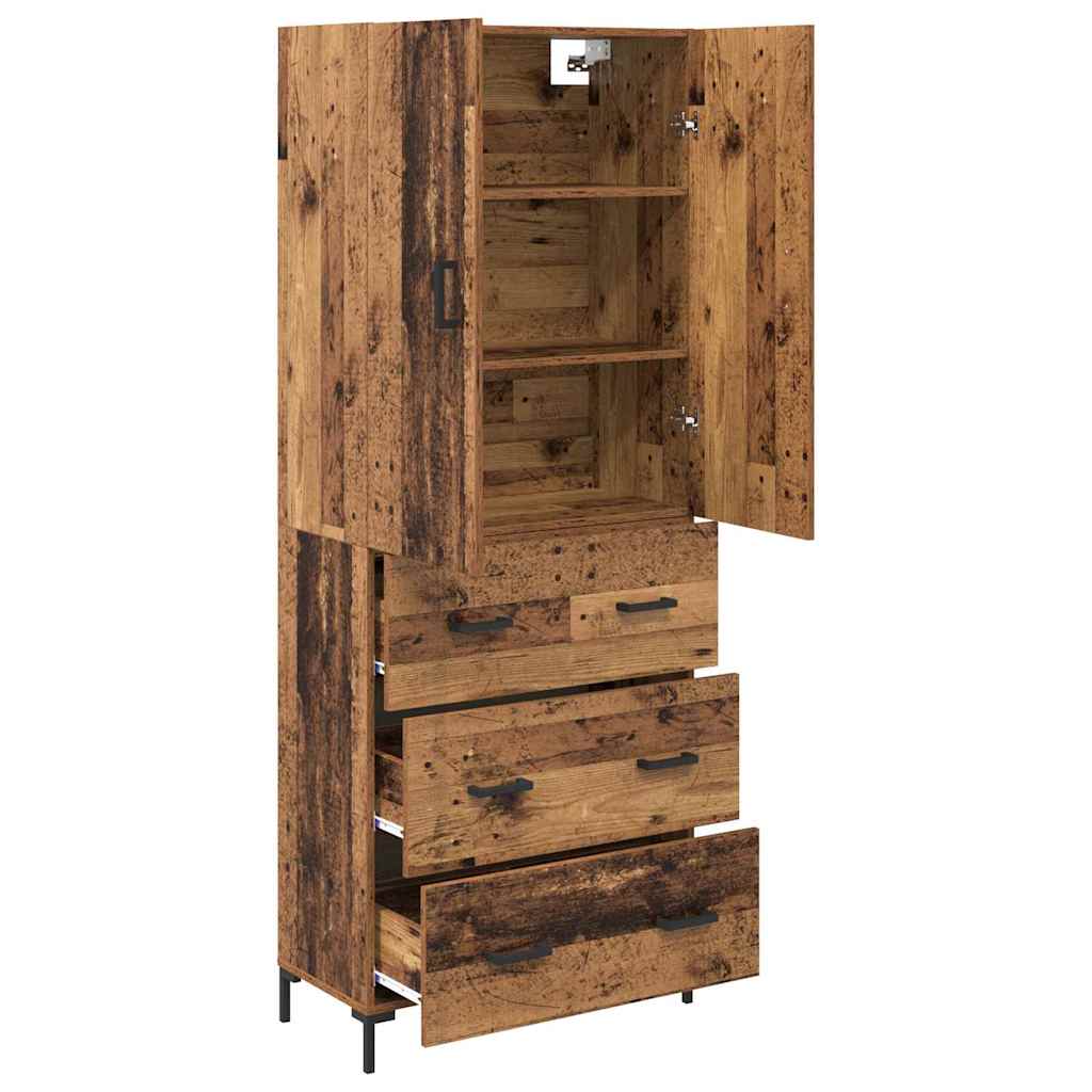 Highboard Zidne Staro drvo 69,5 x 34 x 180 cm Konstruirano drvo