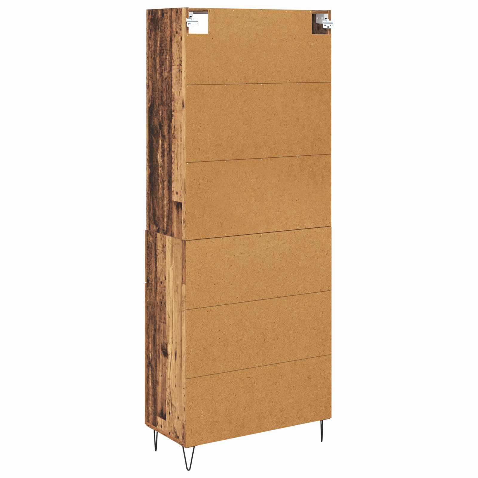 Highboard s ladicama 2 pcs Staro drvo Konstruirano drvo
