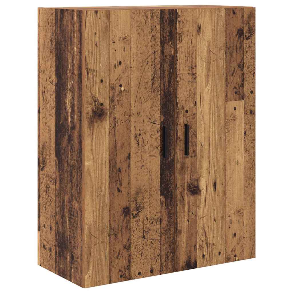 Highboard s ladicama 2 pcs Staro drvo Inženjerska drva i staklo