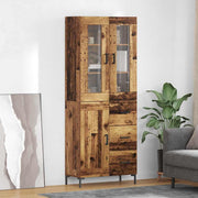 Highboard 2 kom. Staro drvo 69,5 x 34 x 180 cm