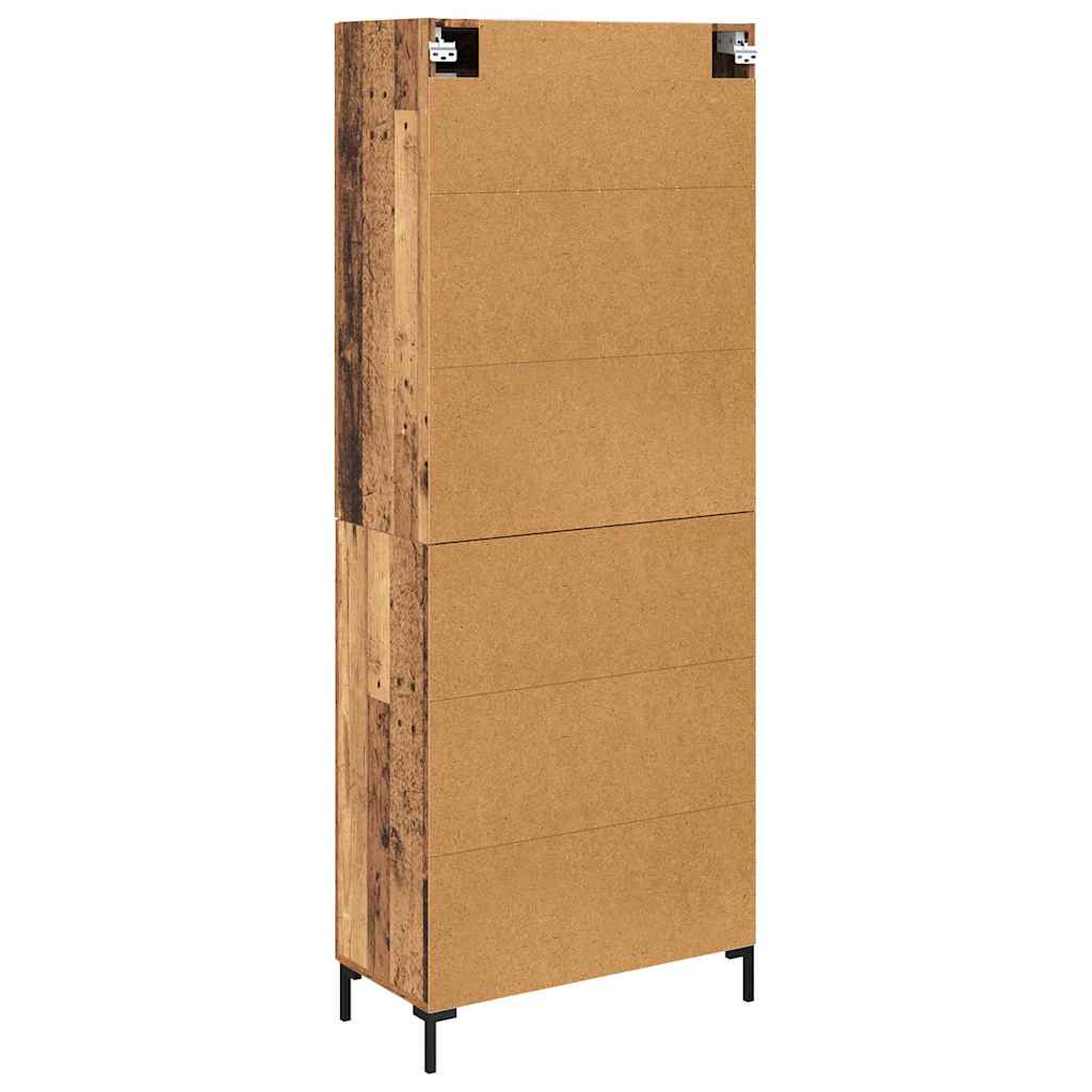 Highboard 2 kom. Staro drvo 69,5 x 34 x 180 cm