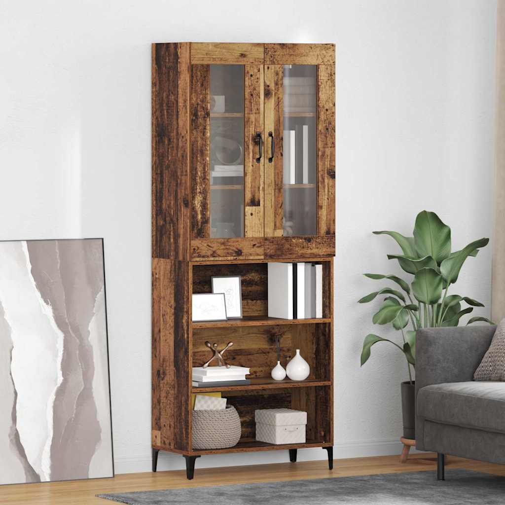 Highboard Zidne Staro drvo 69,5 x 34 x 180 cm Konstruirano drvo