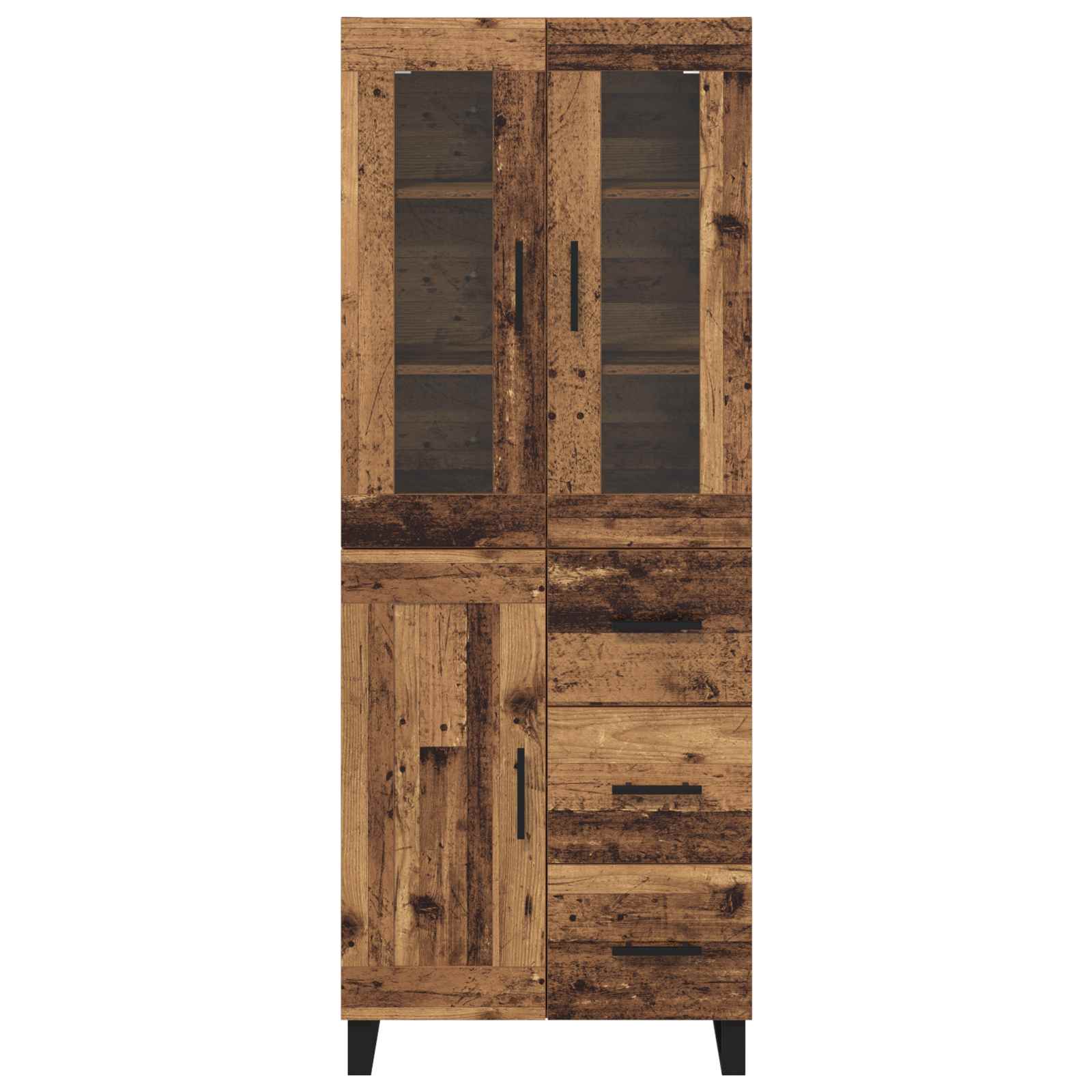 Highboard 2 kom. Staro drvo 69,5 x 34 x 180 cm