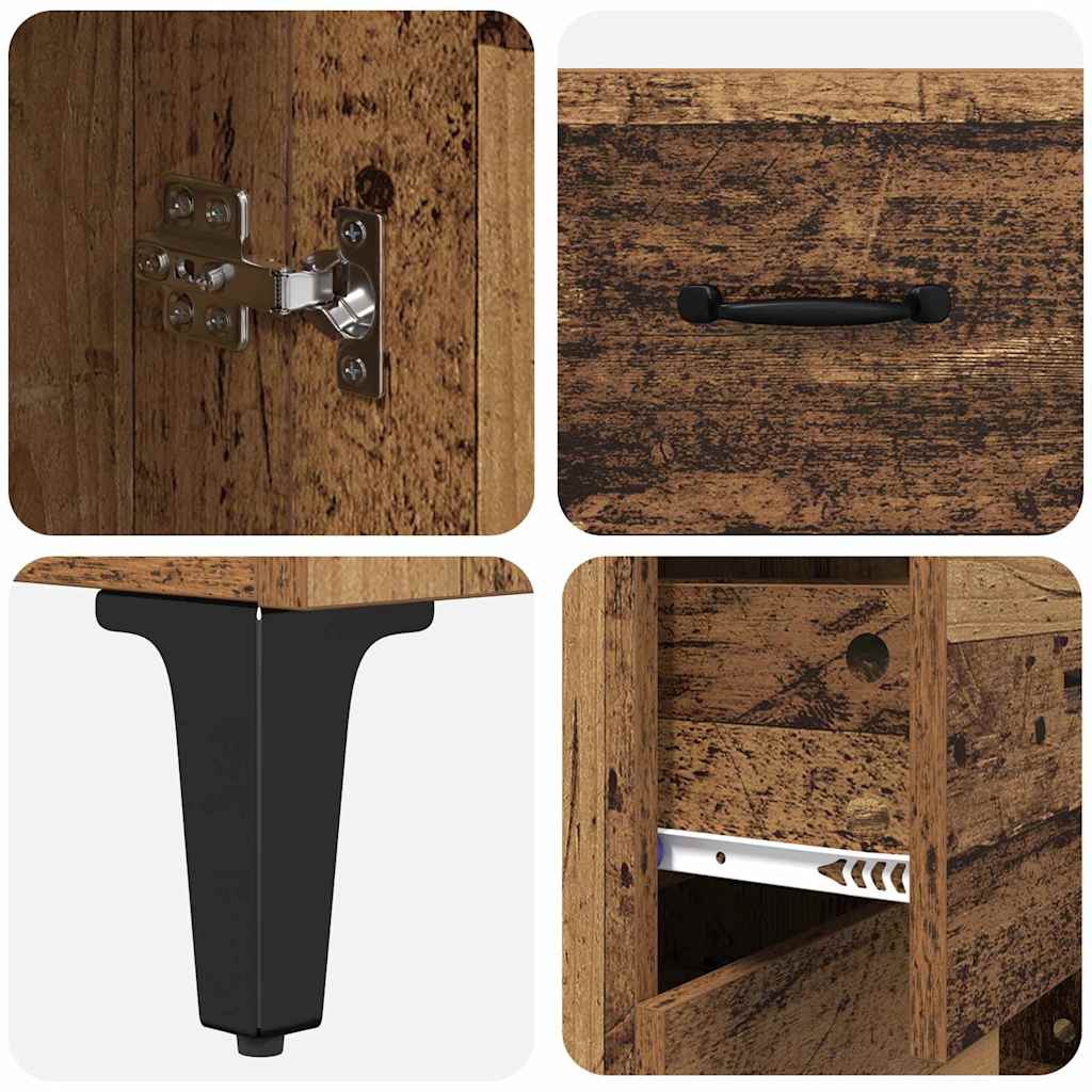 Highboard Staro drvo 69,5 x 34 x 180 cm Konstruirano drvo