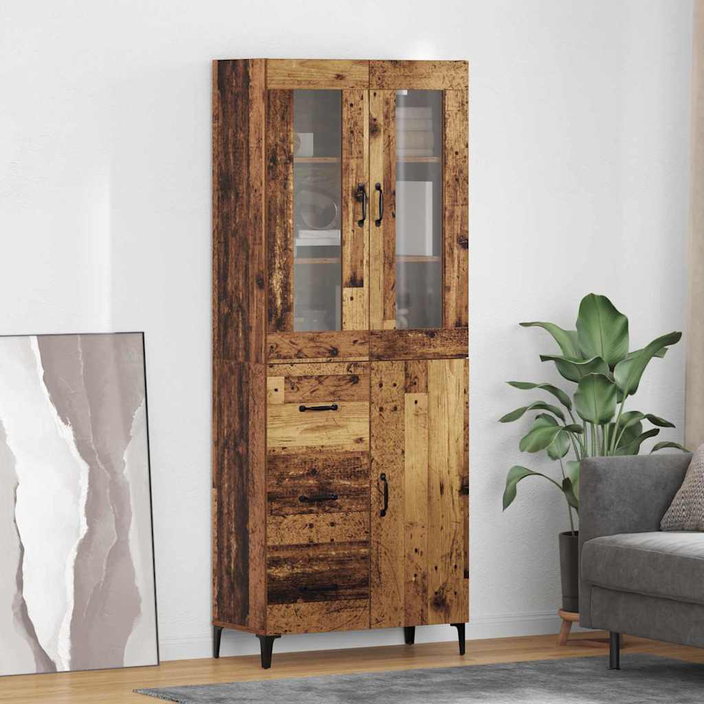 Highboard Staro drvo 69,5 x 34 x 180 cm Konstruirano drvo