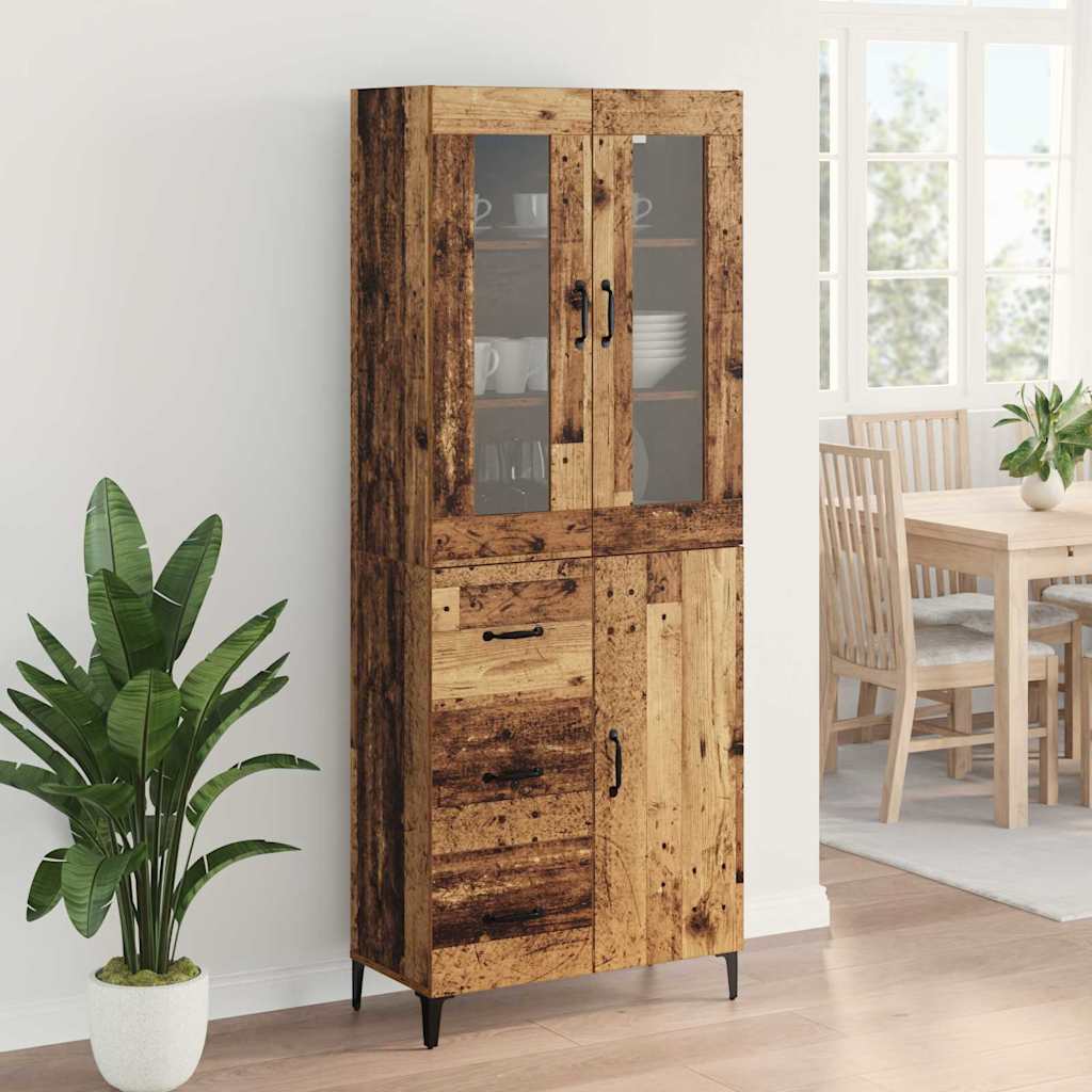Highboard Staro drvo 69,5 x 34 x 180 cm Konstruirano drvo