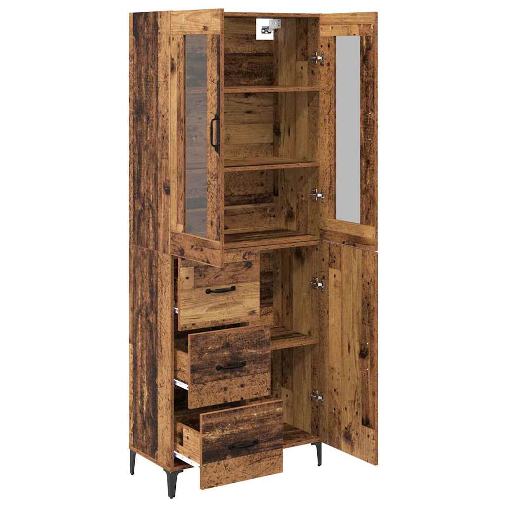 Highboard Staro drvo 69,5 x 34 x 180 cm Konstruirano drvo