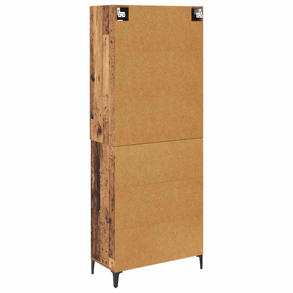 Highboard Staro drvo 69,5 x 34 x 180 cm Konstruirano drvo