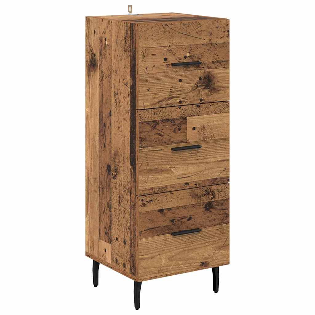 Highboard Staro drvo 34,5 x 34 x 180 cm Konstruirano drvo