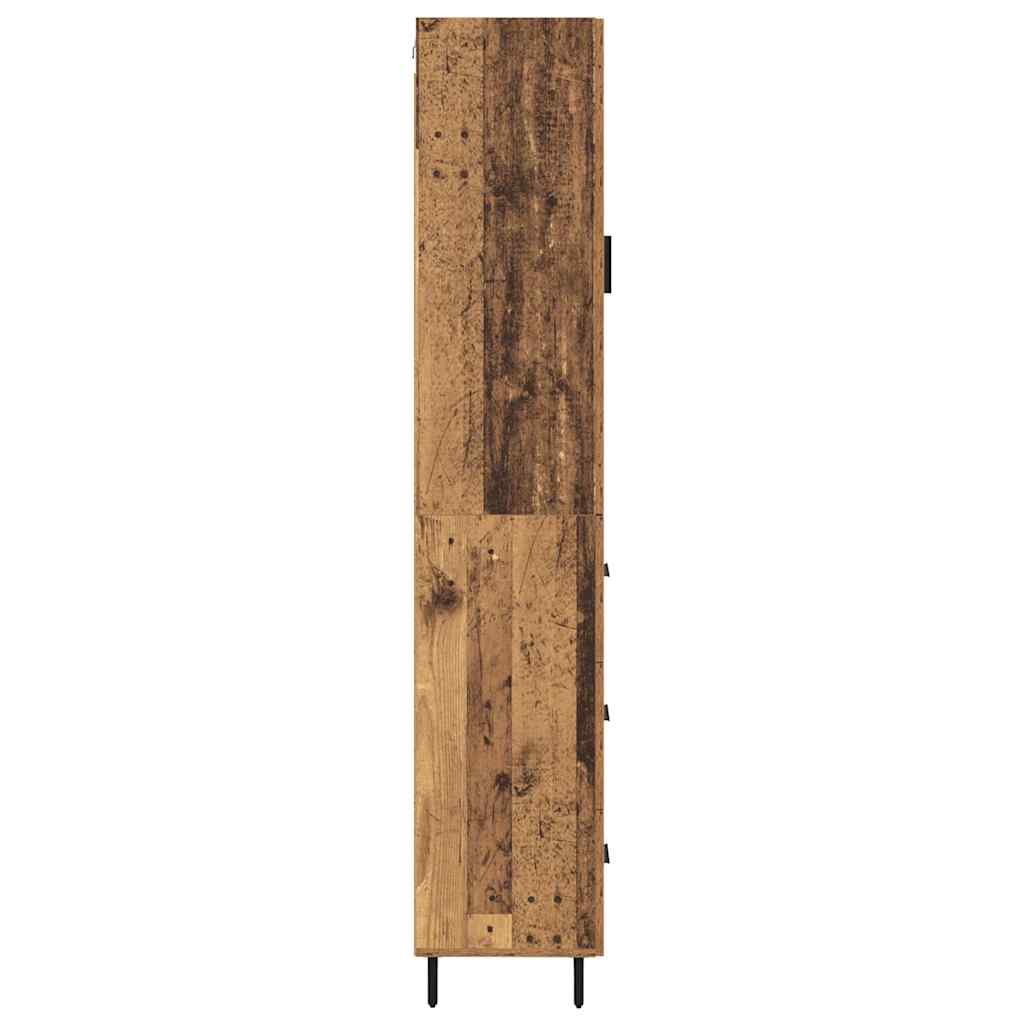 Highboard Staro drvo 34,5 x 34 x 180 cm Konstruirano drvo