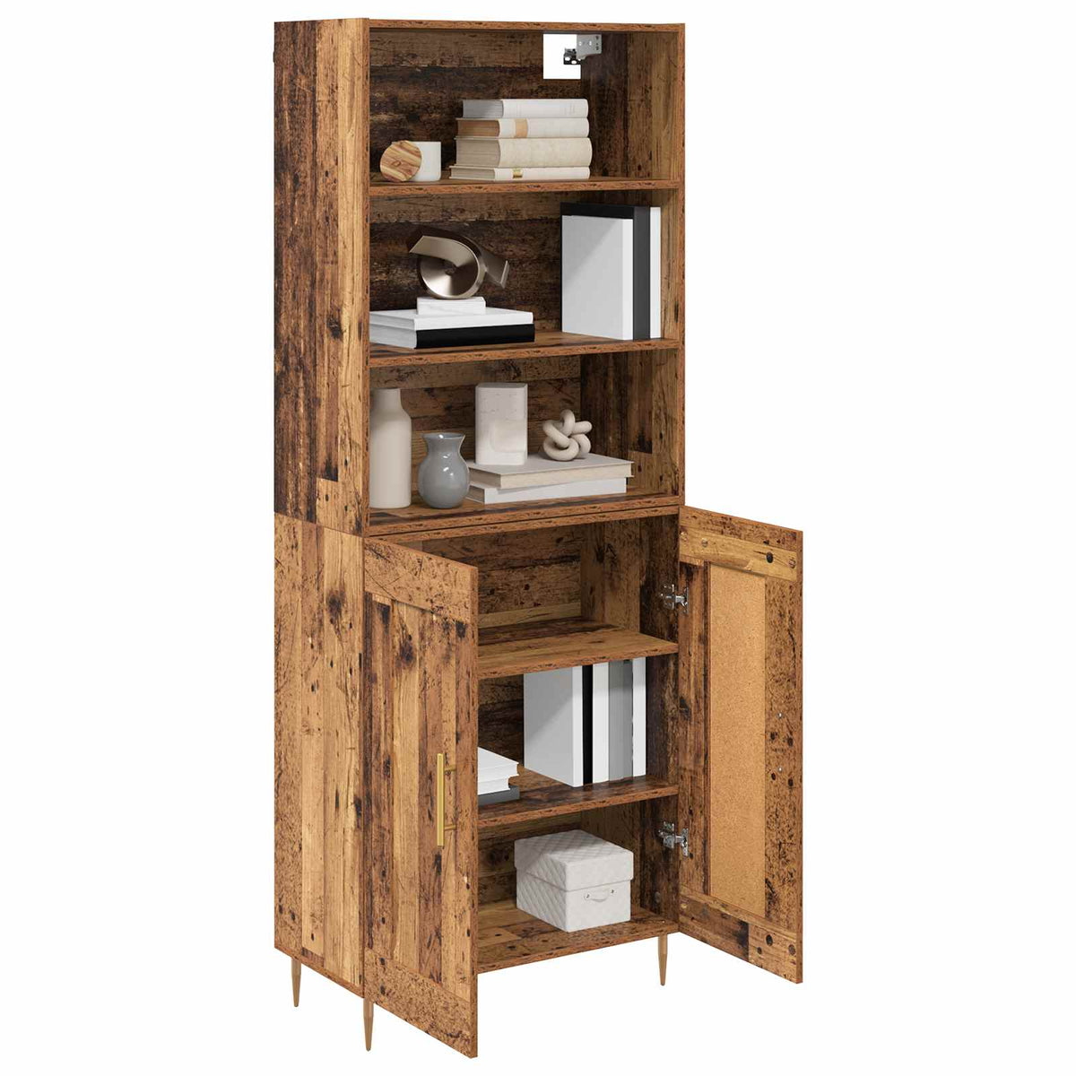 Highboard Staro drvo 69,5 x 34 x 180 cm Konstruirano drvo