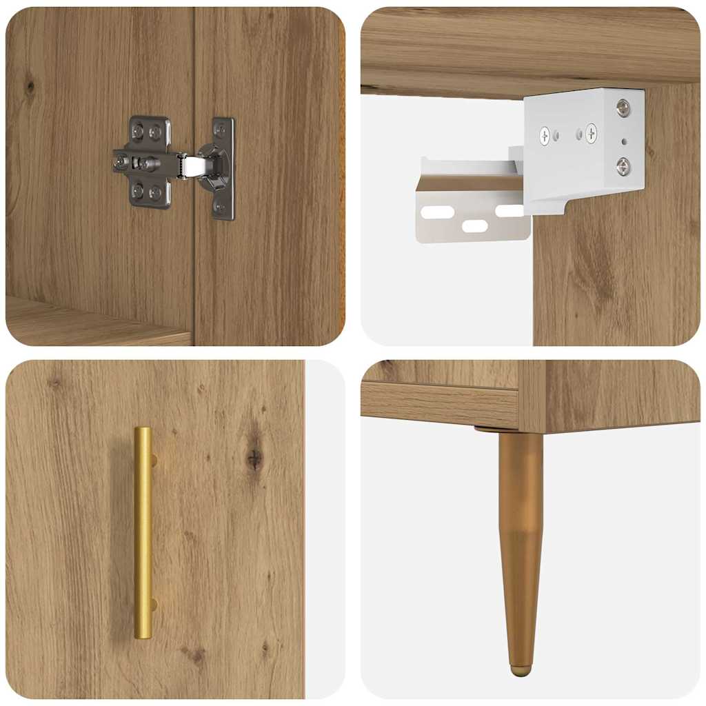 Highboard Umjetnički hrast 69,5 x 34 x 180 cm Konstruirano drvo