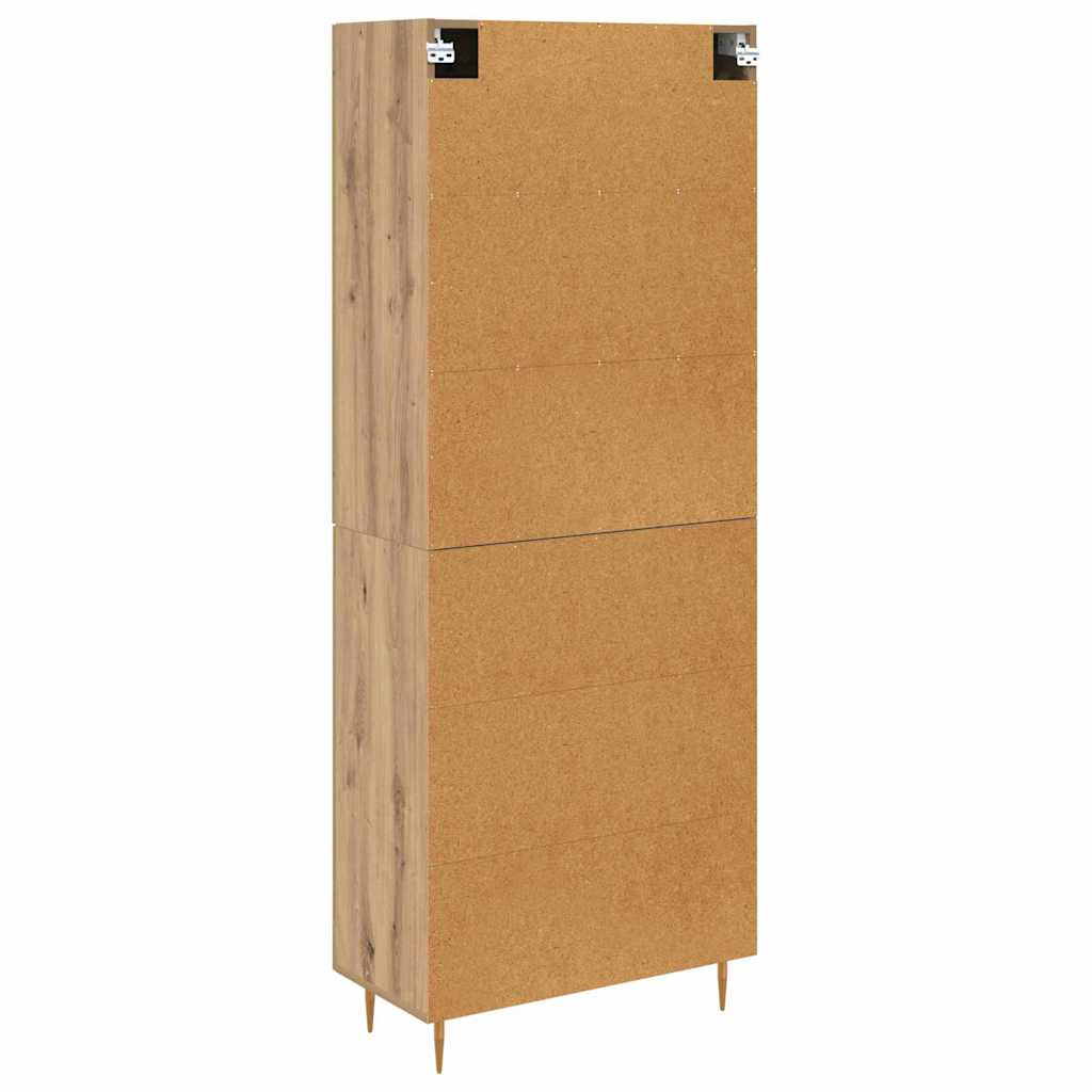 Highboard Umjetnički hrast 69,5 x 34 x 180 cm Konstruirano drvo