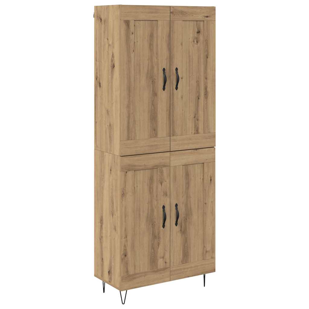 Highboard Umjetnički hrast 69,5 x 34 x 180 cm Konstruirano drvo