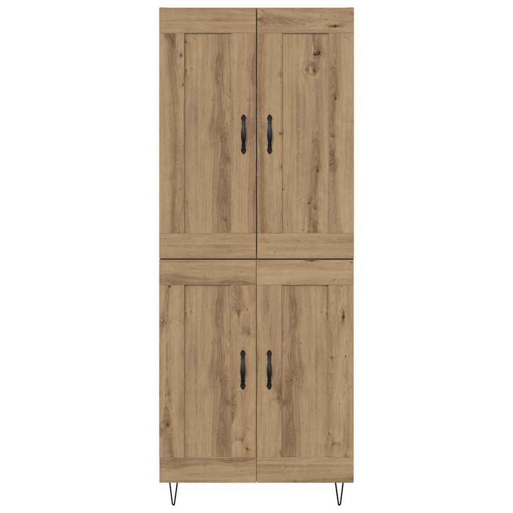 Highboard Umjetnički hrast 69,5 x 34 x 180 cm Konstruirano drvo