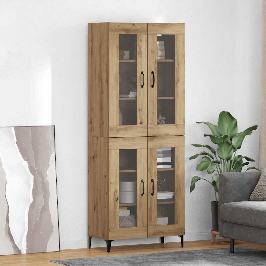 Highboard Umjetnički hrast 69,5 x 34 x 180 cm Konstruirano drvo