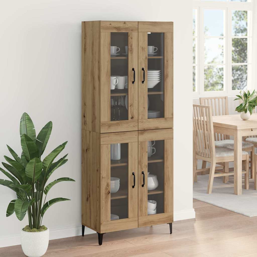 Highboard Umjetnički hrast 69,5 x 34 x 180 cm Konstruirano drvo