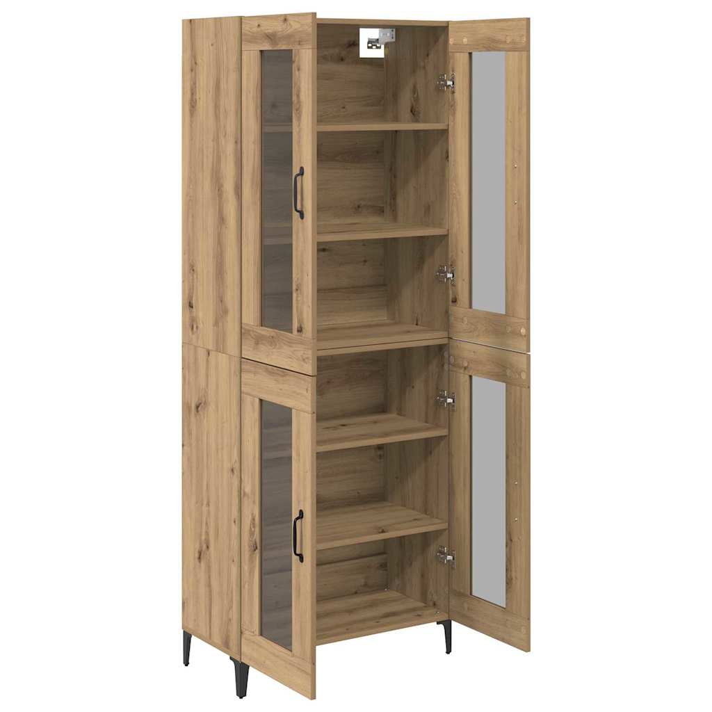 Highboard Umjetnički hrast 69,5 x 34 x 180 cm Konstruirano drvo