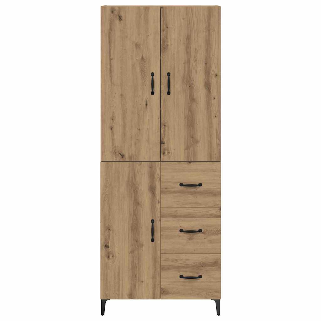 Highboard Umjetnički hrast 69,5 x 34 x 180 cm Konstruirano drvo