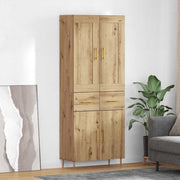 Highboard Umjetnički hrast 69,5 x 34 x 180 cm Konstruirano drvo