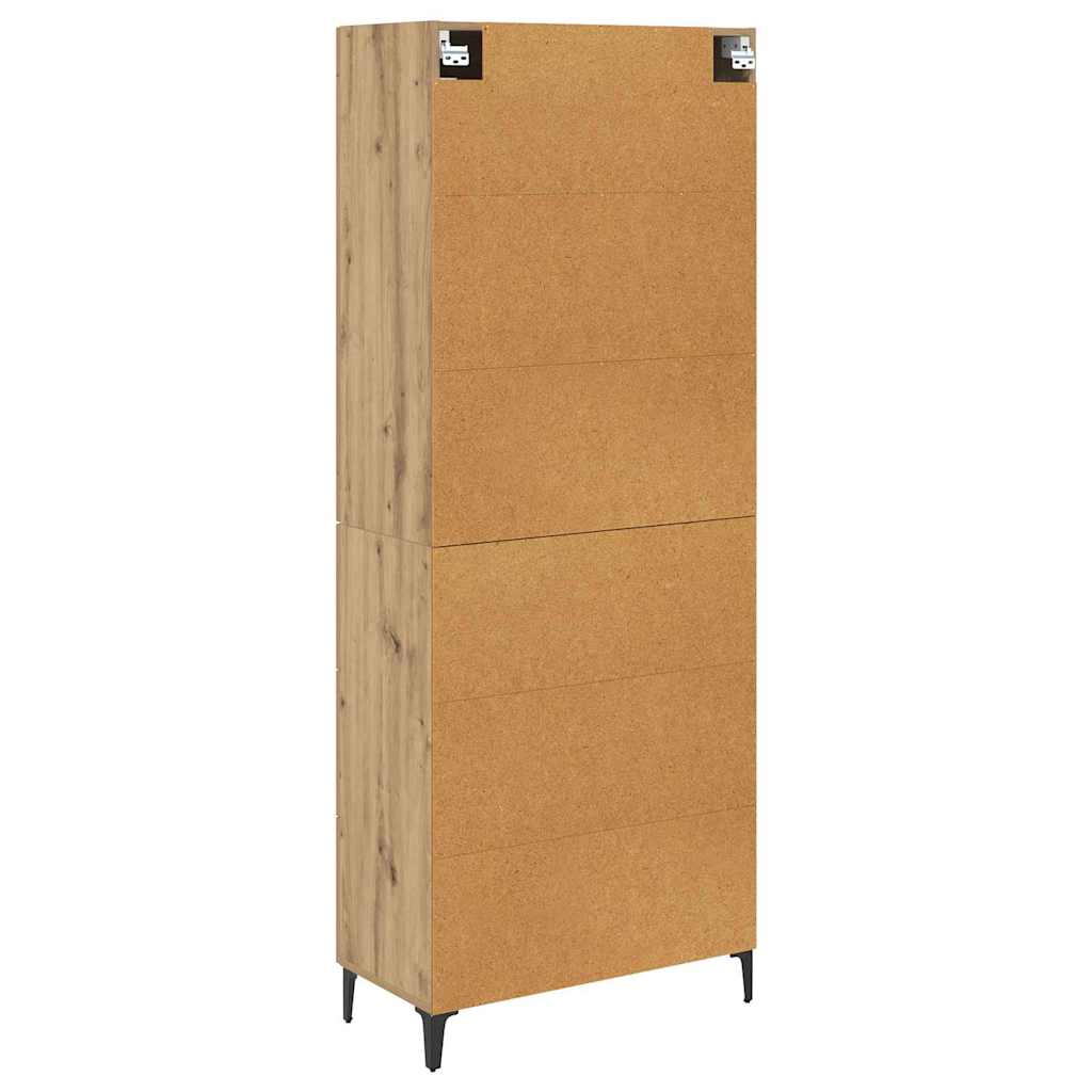 Highboard Umjetnički hrast 69,5 x 34 x 180 cm Konstruirano drvo