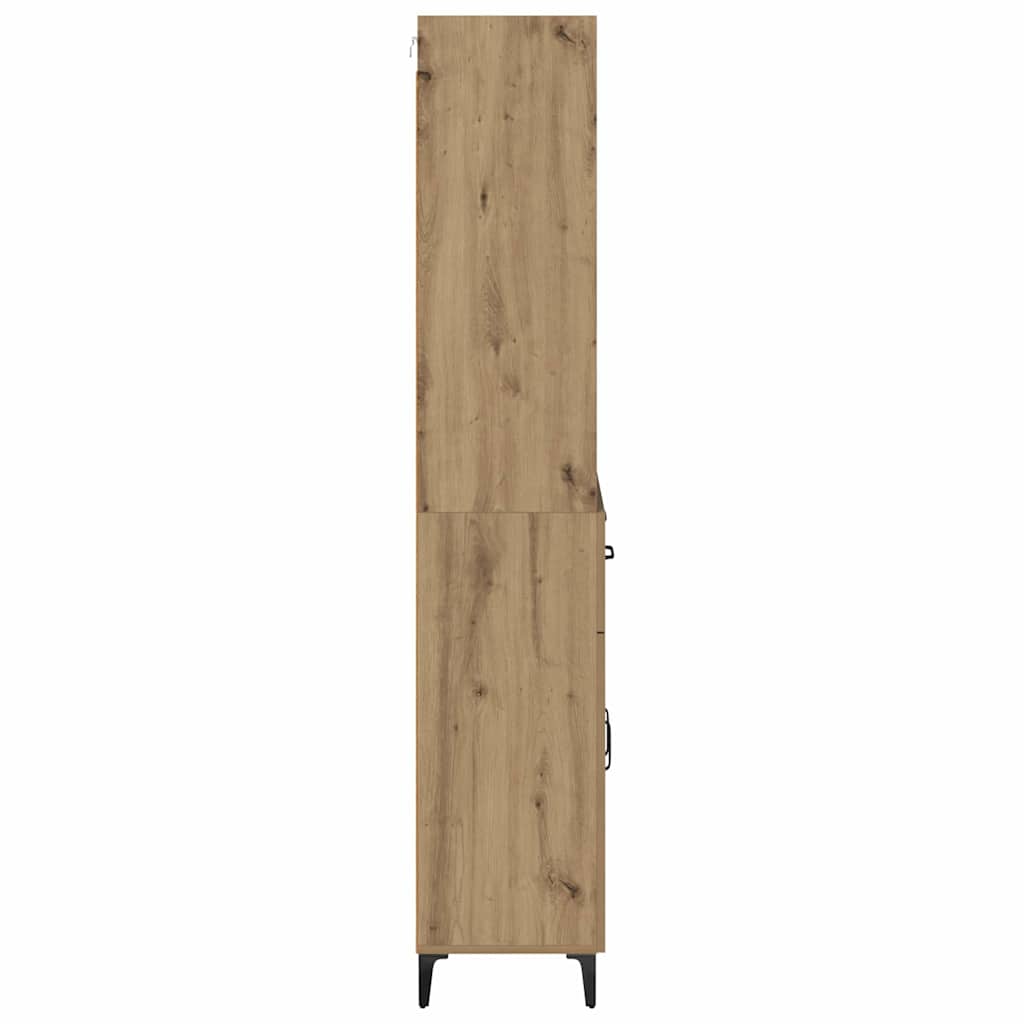 Highboard Umjetnički hrast 69,5 x 34 x 180 cm Konstruirano drvo