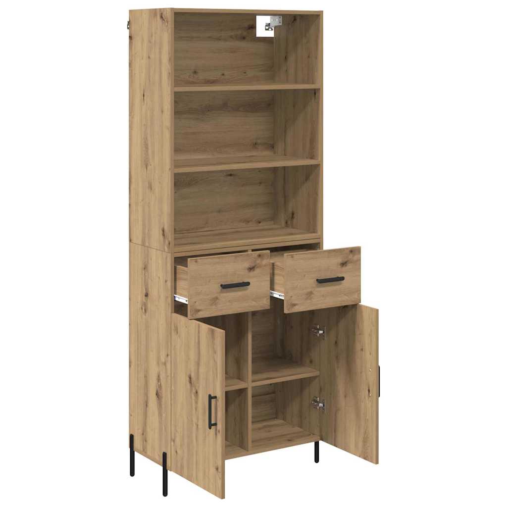 Highboard Umjetnički hrast 69,5 x 32,5 x 180 cm