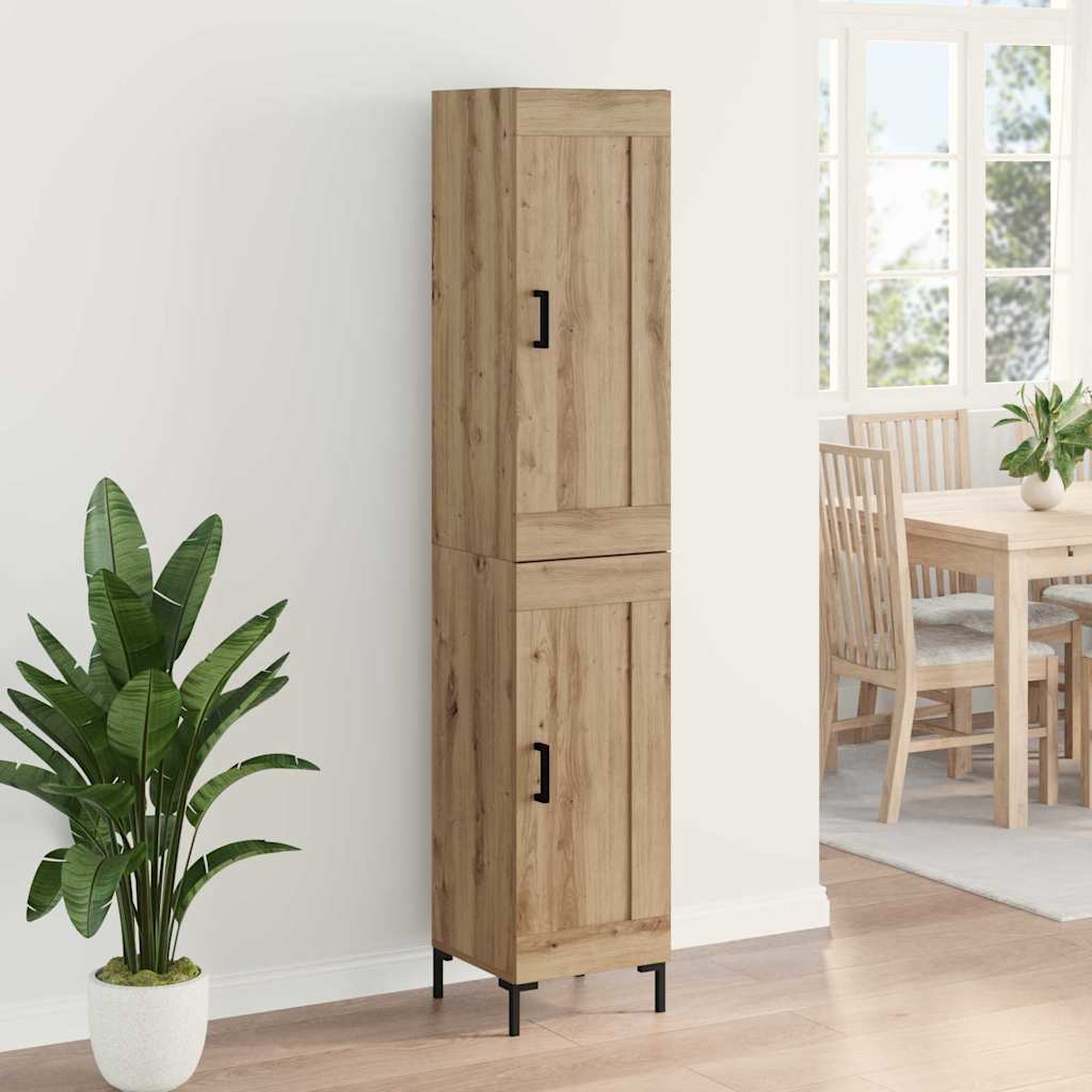 Highboard Umjetnički hrast 34,5 x 34 x 180 cm Konstruirano drvo