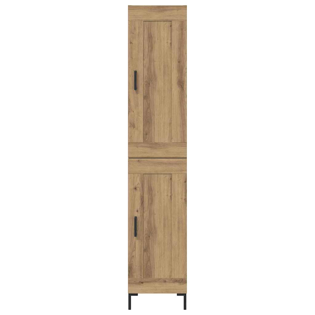 Highboard Umjetnički hrast 34,5 x 34 x 180 cm Konstruirano drvo