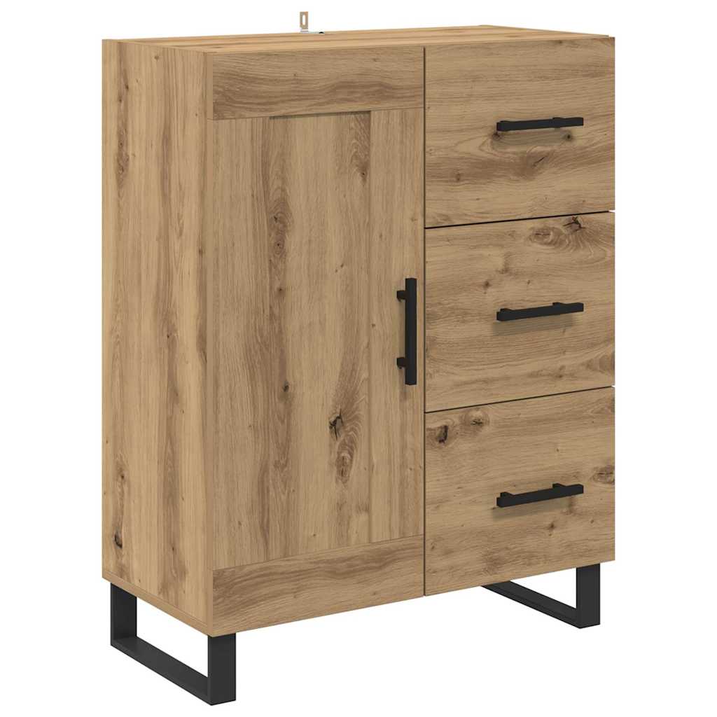 Highboard s ladicama 2 pcs Umjetnički hrast 69,5 x 34 x 180 cm