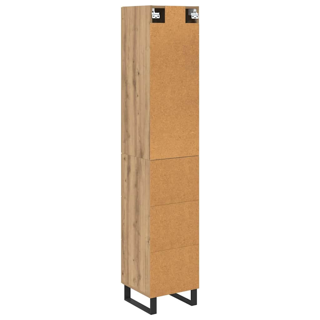 Highboard Umjetnički hrast 34,5 x 34 x 180 cm Konstruirano drvo