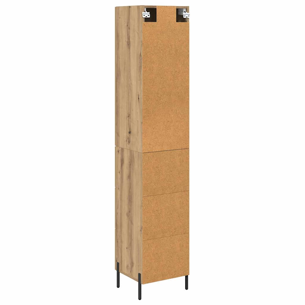 Highboard Umjetnički hrast 34,5 x 34 x 180 cm Konstruirano drvo