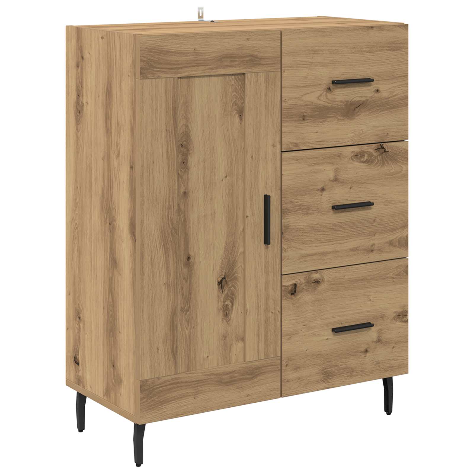 Highboard 2 kom. Umjetnički hrast 69,5 x 34 x 180 cm