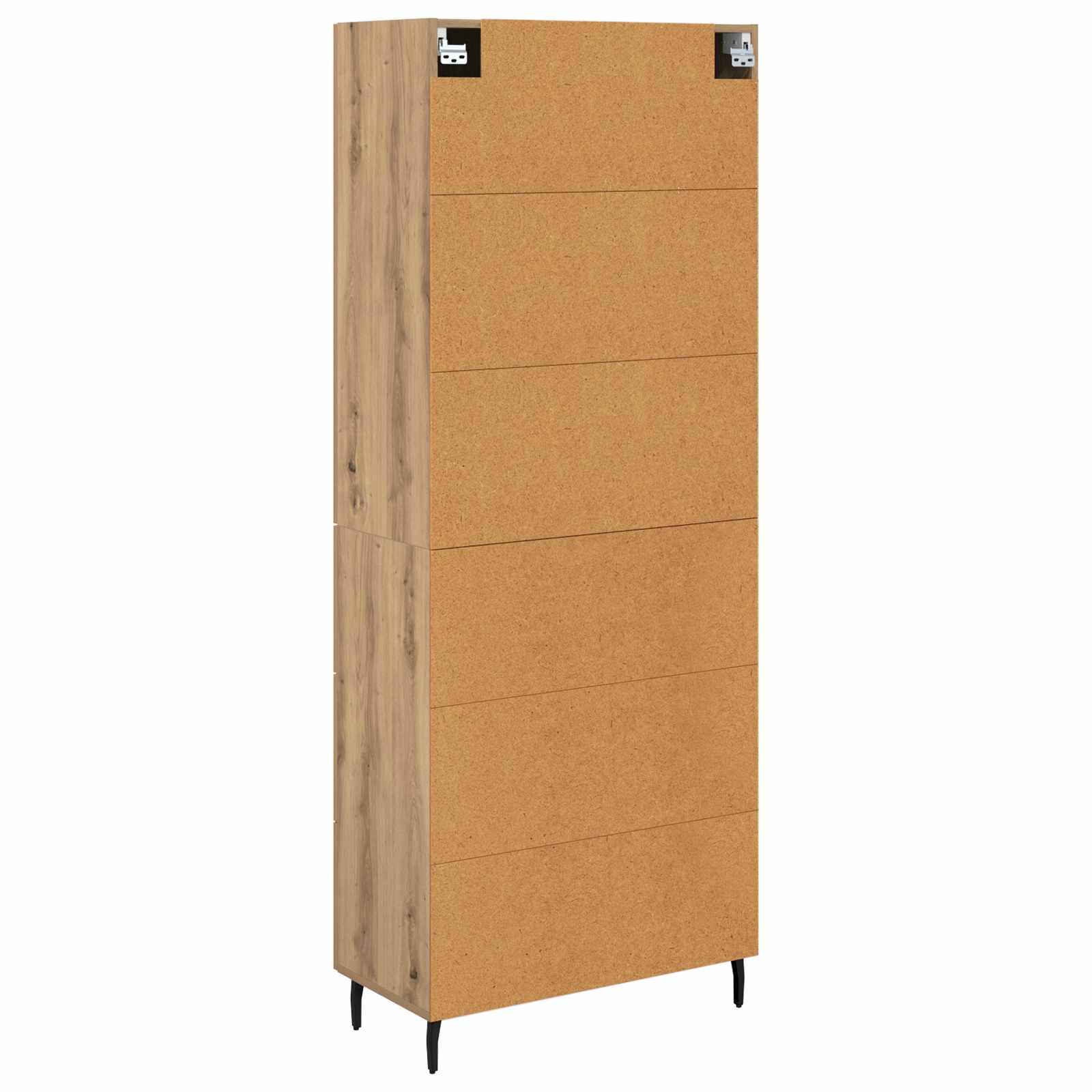Highboard 2 kom. Umjetnički hrast 69,5 x 34 x 180 cm