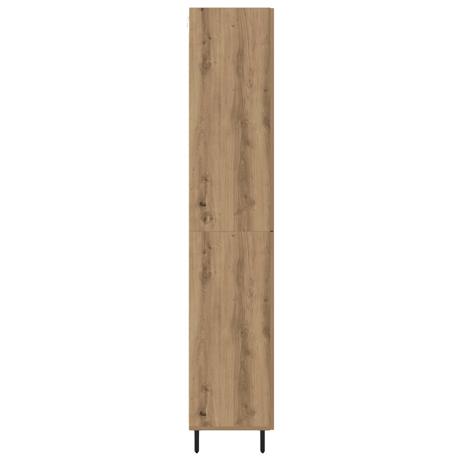 Highboard 2 kom. Umjetnički hrast 69,5 x 34 x 180 cm