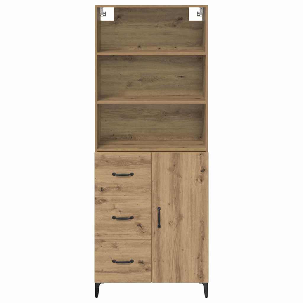 Highboard Umjetnički hrast 69,5 x 34 x 180 cm Konstruirano drvo