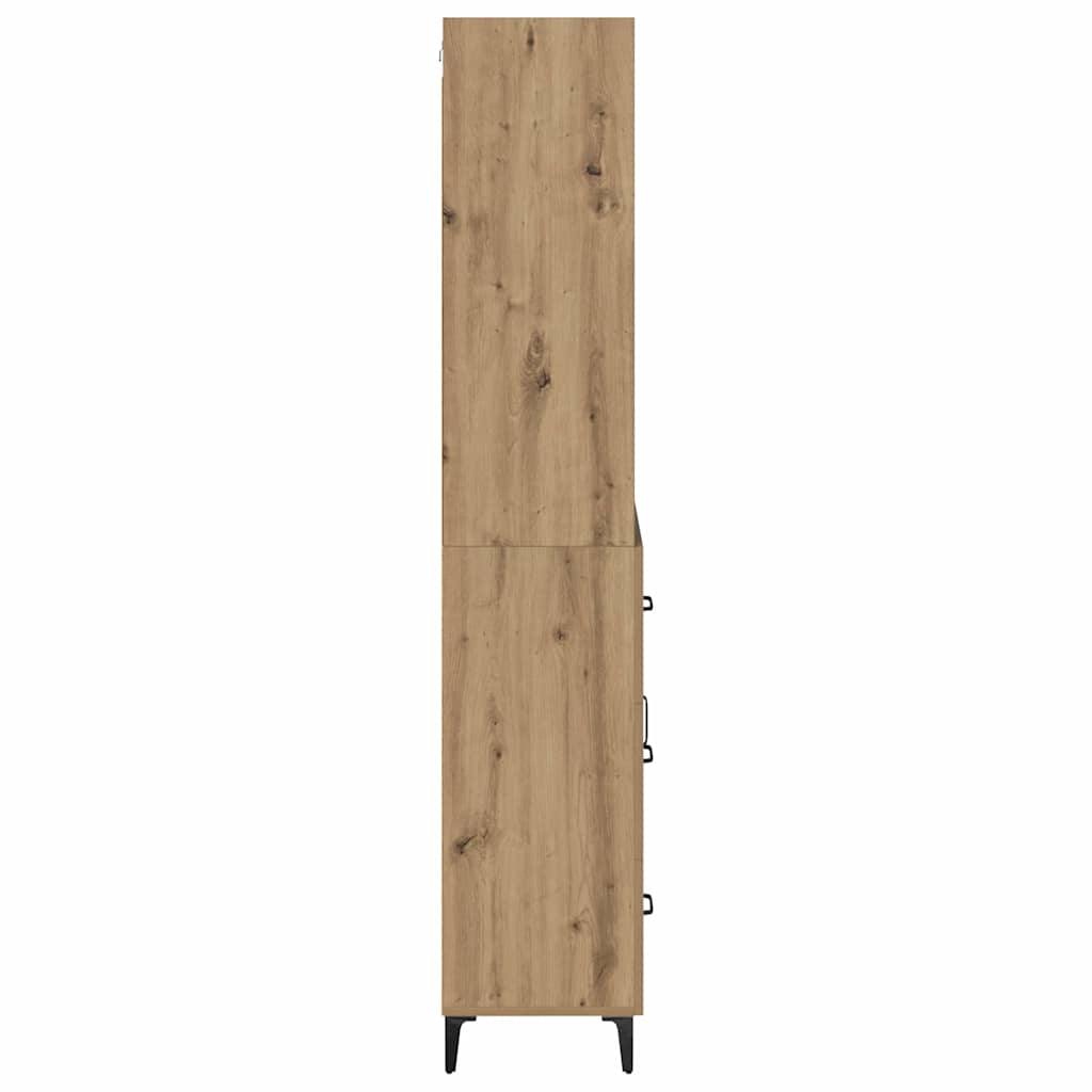 Highboard Umjetnički hrast 69,5 x 34 x 180 cm Konstruirano drvo
