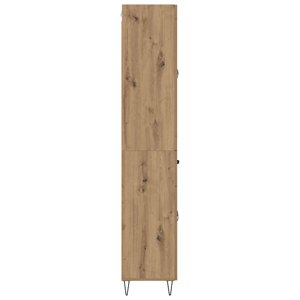 Highboard Umjetnički hrast 69,5 x 34 x 180 cm Konstruirano drvo