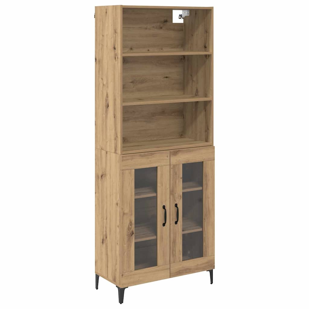 Highboard Umjetnički hrast 69,5 x 34 x 180 cm Konstruirano drvo