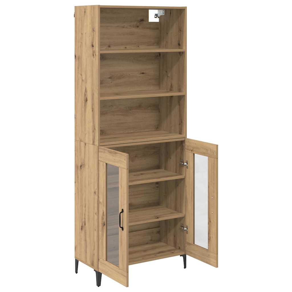 Highboard Umjetnički hrast 69,5 x 34 x 180 cm Konstruirano drvo