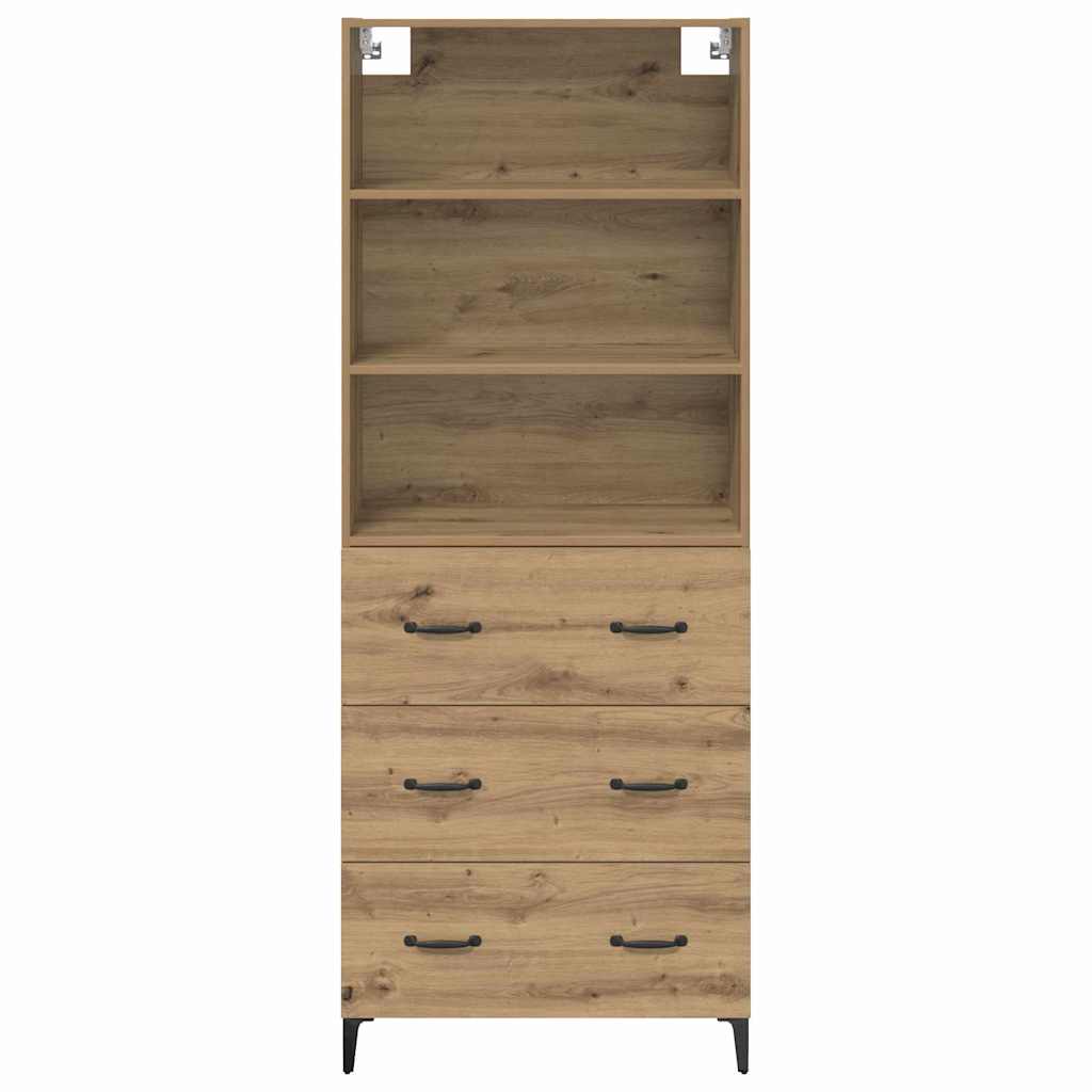 Highboard Umjetnički hrast 69,5 x 34 x 180 cm Konstruirano drvo