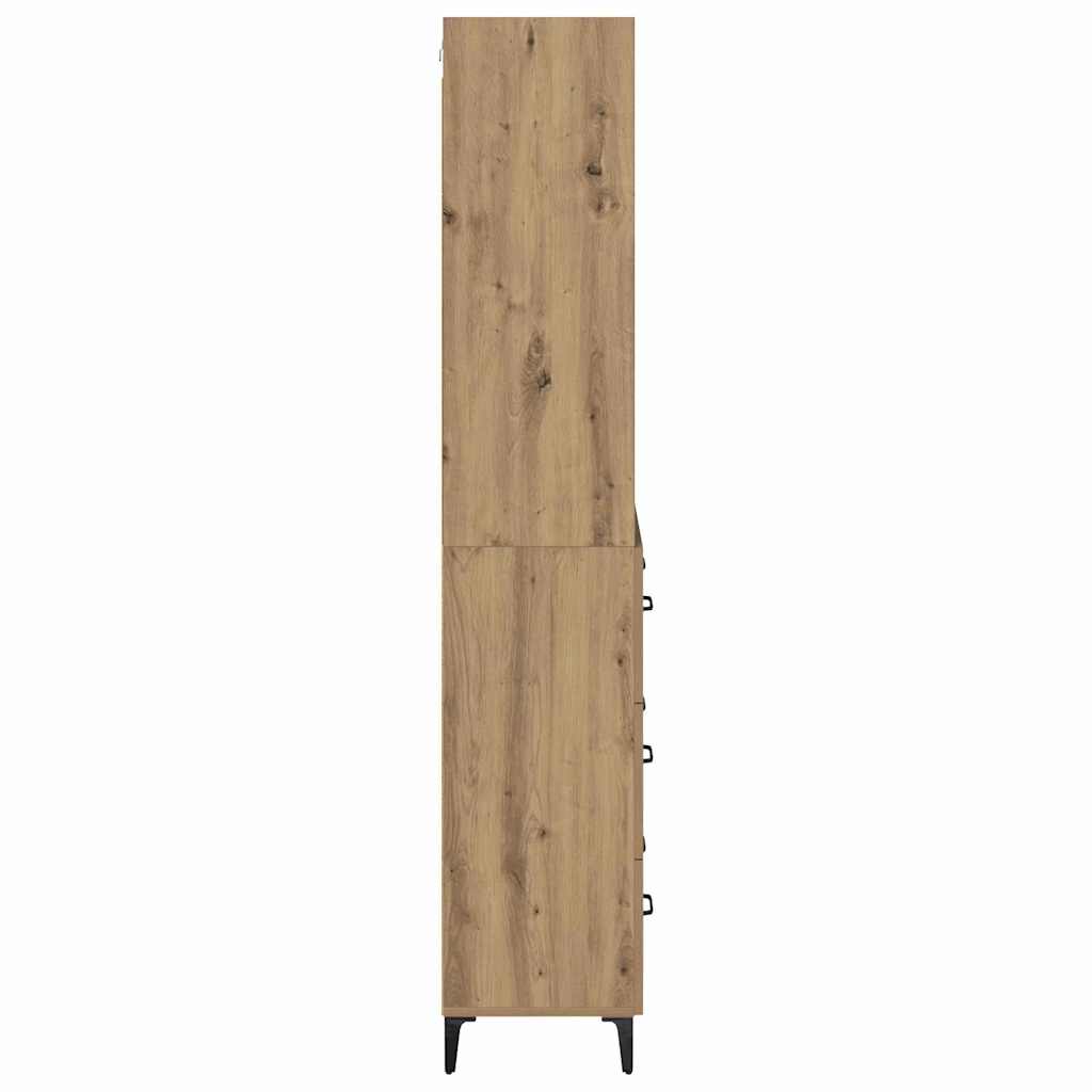 Highboard Umjetnički hrast 69,5 x 34 x 180 cm Konstruirano drvo