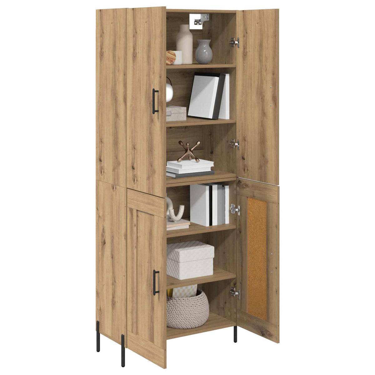 Highboard Umjetnički hrast 69,5 x 34 x 180 cm Konstruirano drvo