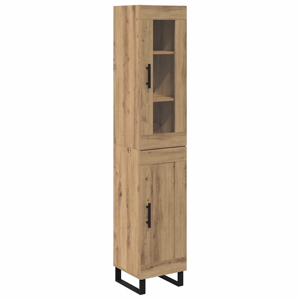 Highboard Umjetnički hrast 34,5 x 34 x 180 cm Konstruirano drvo