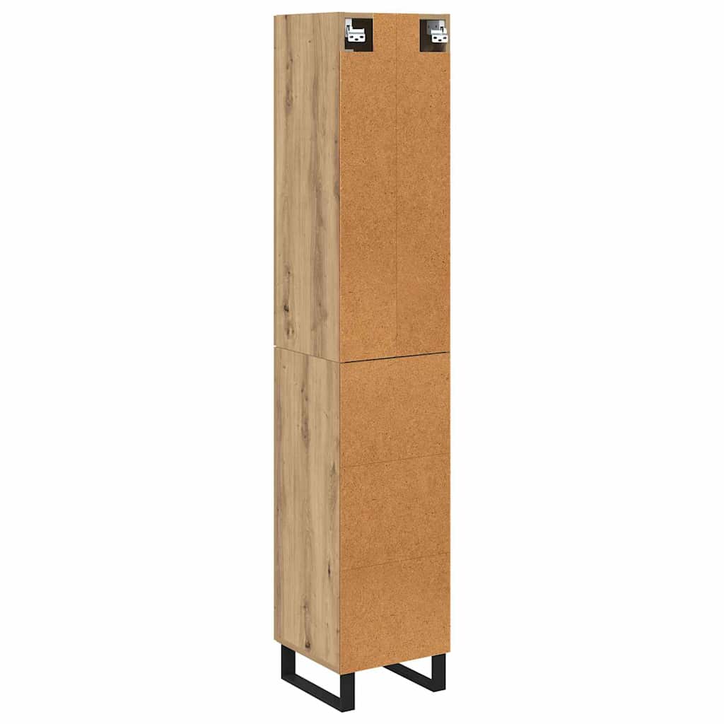 Highboard Umjetnički hrast 34,5 x 34 x 180 cm Konstruirano drvo