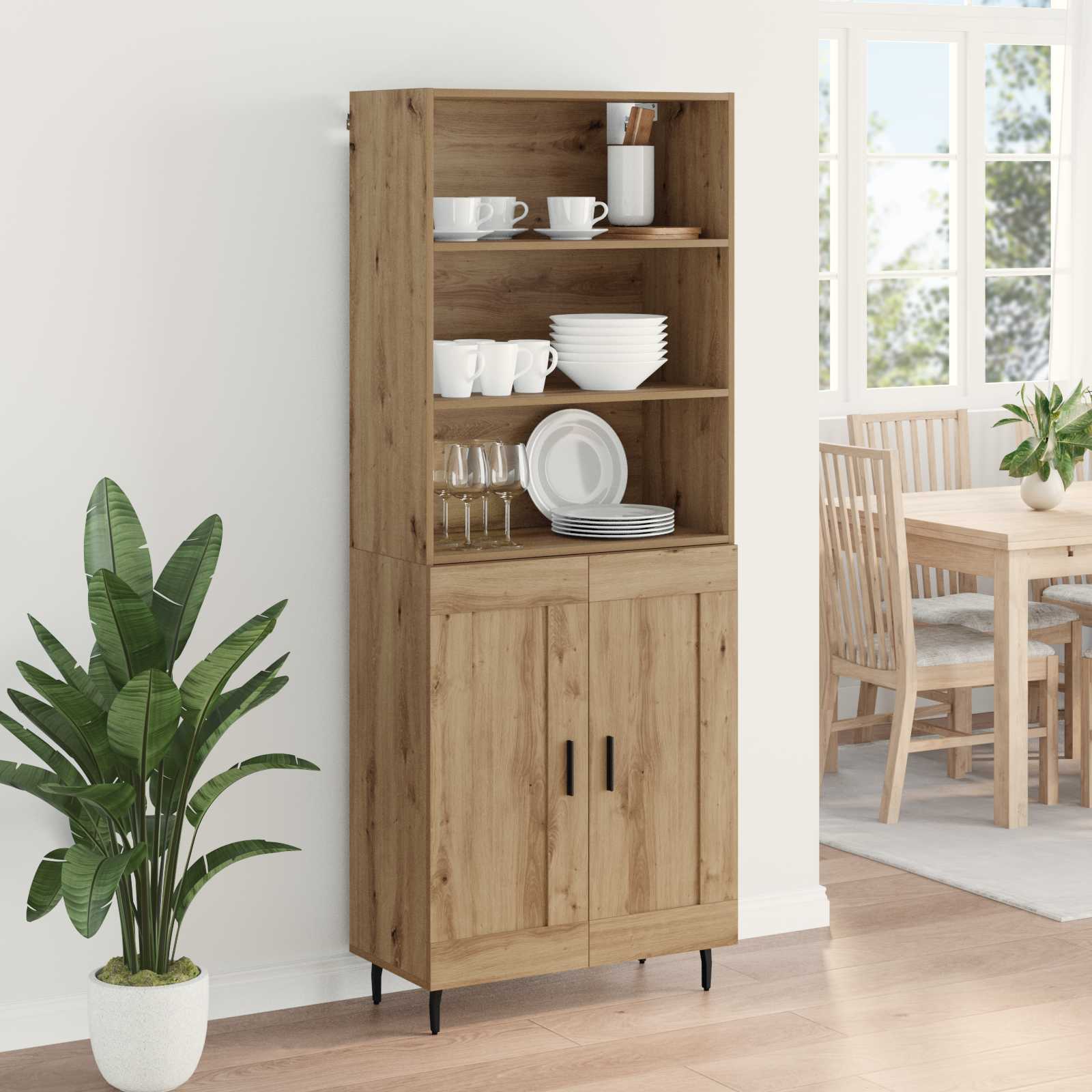 Highboard Umjetnički hrast 69,5 x 34 x 180 cm