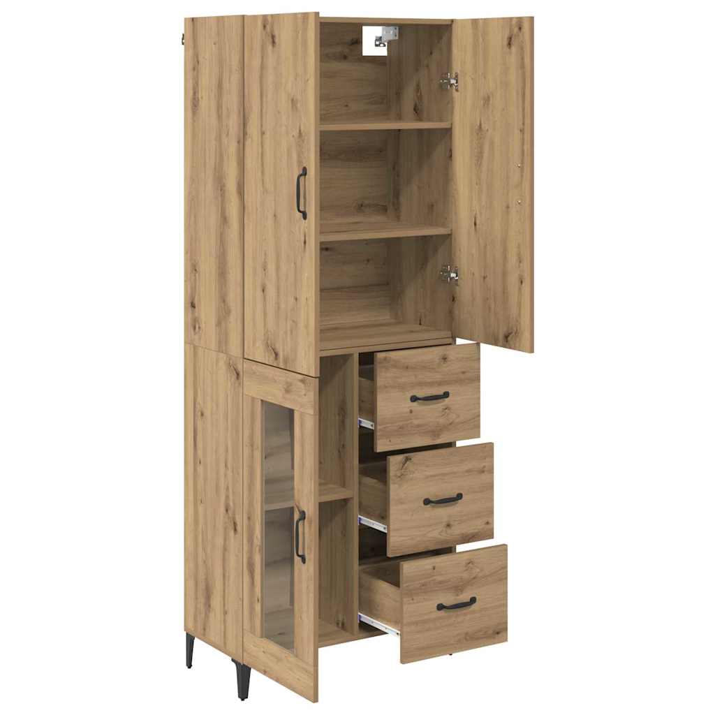 Highboard Umjetnički hrast 69,5 x 34 x 180 cm Konstruirano drvo
